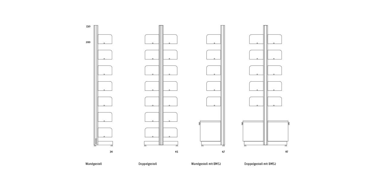 Büromöbel-Bilder Büroeinrichtung Schränke-Sideboards Brs-Regalsystem Systemaufbau